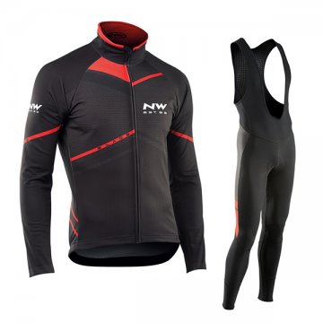 2017 Maglia Northwave ML nero e rosso