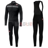 Maglia Castelli Puro 3 Manica Lunga 2019 Grigio Nero