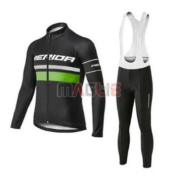 Maglia Merida Manica Lunga 2020 Nero Verde