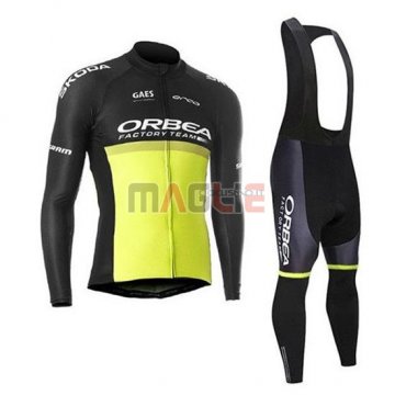 Maglia Orbea Manica Lunga 2020 Nero Giallo