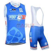 Gilet Antivento FDJ 2019 Blu