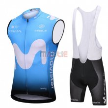 Gilet Antivento Movistar 2018 Blu