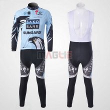 Maglia SaxoBank manica lunga 2011 azzurro