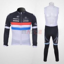 Maglia Trek manica lunga 2011 nero e blu