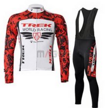 Maglia Trek manica lunga 2011 rosso e bianco