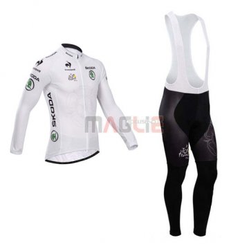 Maglia Tour de France manica lunga 2014 bianco