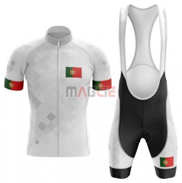 Maglia Campione Portugal Manica Corta 2020 Bianco(2)