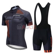 Maglia Capo Manica Corta 2018 Nero Grigio Arancione