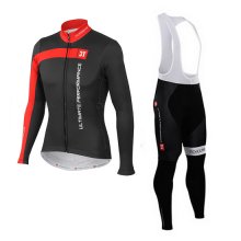 Maglia Castelli 3T Manica Lunga 2015 nero e rosso