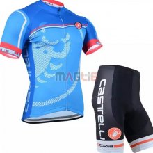 Maglia Castelli Manica Corta 2020 Blu