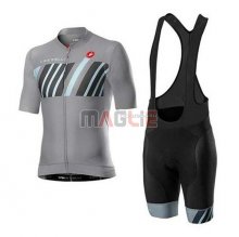 Maglia Castelli Manica Corta 2020 Grigio Nero