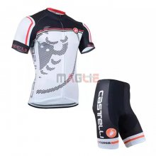 Maglia Castelli Manica Corta 2020 Nero Bianco(2)