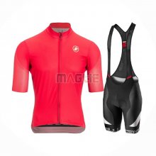 Maglia Castelli Manica Corta 2021 Scuro Rosa