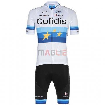 Maglia Cofidis Manica Corta 2020 Campione Europa