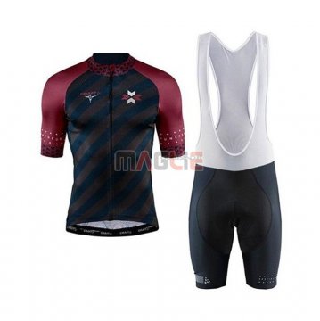 Maglia Craft Manica Corta 2020 Spento Blu Rosso