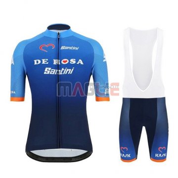 Maglia De Rosa Manica Corta 2019 Blu