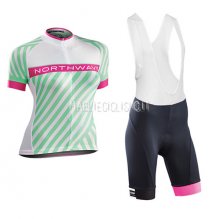 Maglia Donne Northwave 2017 Verde e Rosa