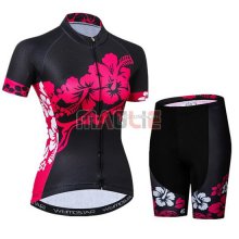 Maglia Donne Weimostar Manica Corta 2019 Nero Rosa