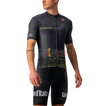 Maglia Giro d'Italia Manica Corta 2021 Nero