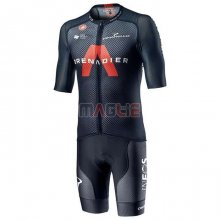 Maglia Ineos Grenadiers Manica Corta 2021 Spento Blu