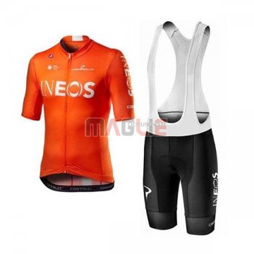 Maglia Ineos Manica Corta 2020 Arancione