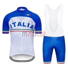 Maglia Italia Manica Corta 2019 Bianco Blu