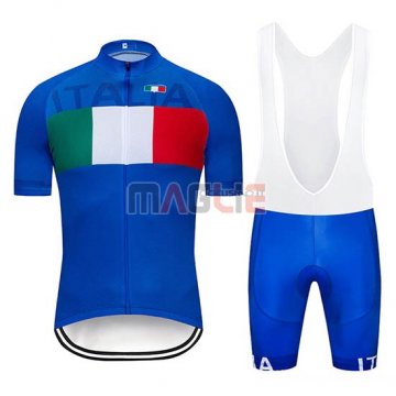 Maglia Italia Manica Corta 2019 Blu