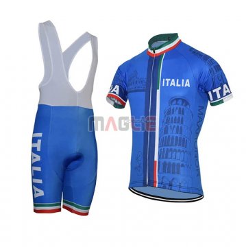 Maglia Italia Manica Corta 2021 Blu