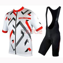 Maglia Nalini Descesa 2.0 Manica Corta 2019 Bianco Rosso