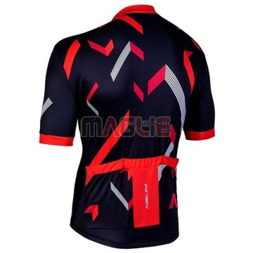 Maglia Nalini Descesa 2.0 Manica Corta 2019 Bianco Rosso