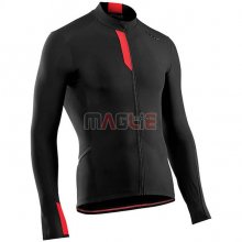 Maglia Northwave Manica Lunga Nero Rosso