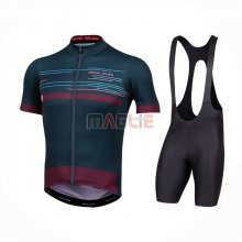 Maglia Pearl Izumi Manica Corta 2021 Spento Blu Scuro Rosso