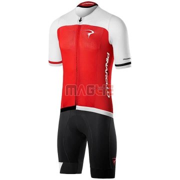 Maglia Pinarello Manica Corta 2020 Rosso Bianco