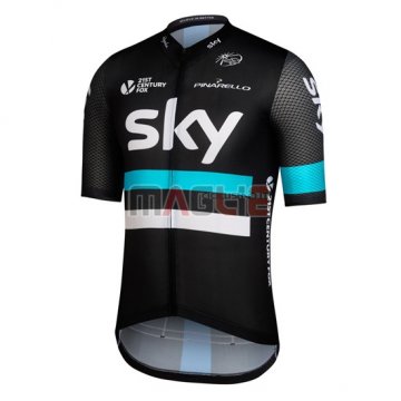 Maglia Sky manica corta 2016 blul e nero