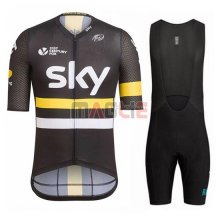 Maglia Sky manica corta 2017 giallo e nero