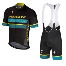 Maglia Specialized Manica Corta 2018 Nero Blu Giallo