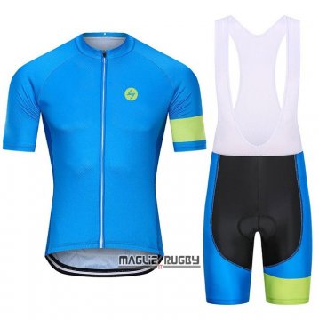 Maglia Steep Manica Corta 2021 Blu Verde