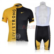 Maglia Livestrong manica corta 2009 nero e giallo