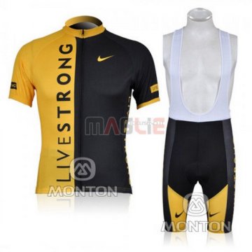 Maglia Livestrong manica corta 2009 nero e giallo