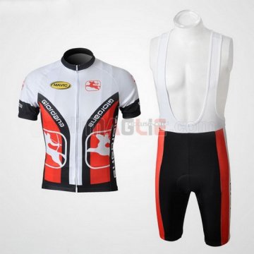 Maglia Giordana manica corta 2010 bianco e nero