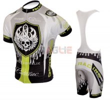 Maglia Rock racing manica corta 2010 argentato e verde