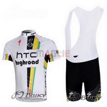 Maglia HTC Highroad manica corta 2011 nero e bianco