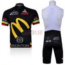 Maglia McDonalds manica corta 2011 nero e giallo