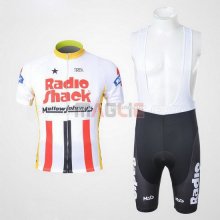 Maglia Radioshack manica corta 2011 giallo e bianco