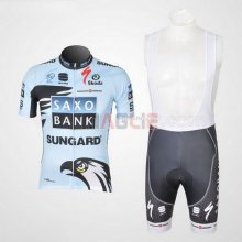 Maglia SaxoBank manica corta 2011 azzurro