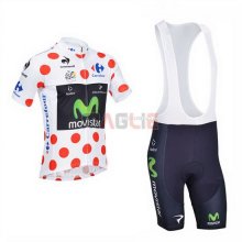 Maglia Movistar manica corta 2013 bianco e rosso