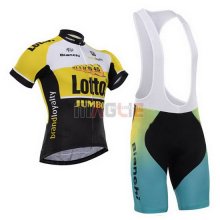 Maglia Lotto manica corta 2015 nero e giallo