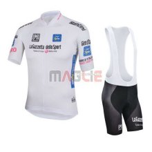 Maglia Giro de Italia manica corta 2016 bianco e blu