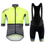 2017 Maglia Santini Photon verde e nero