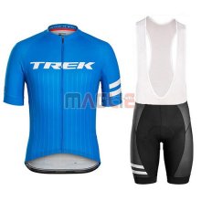 2018 Maglia Trek Bontrager Manica Corta Blu